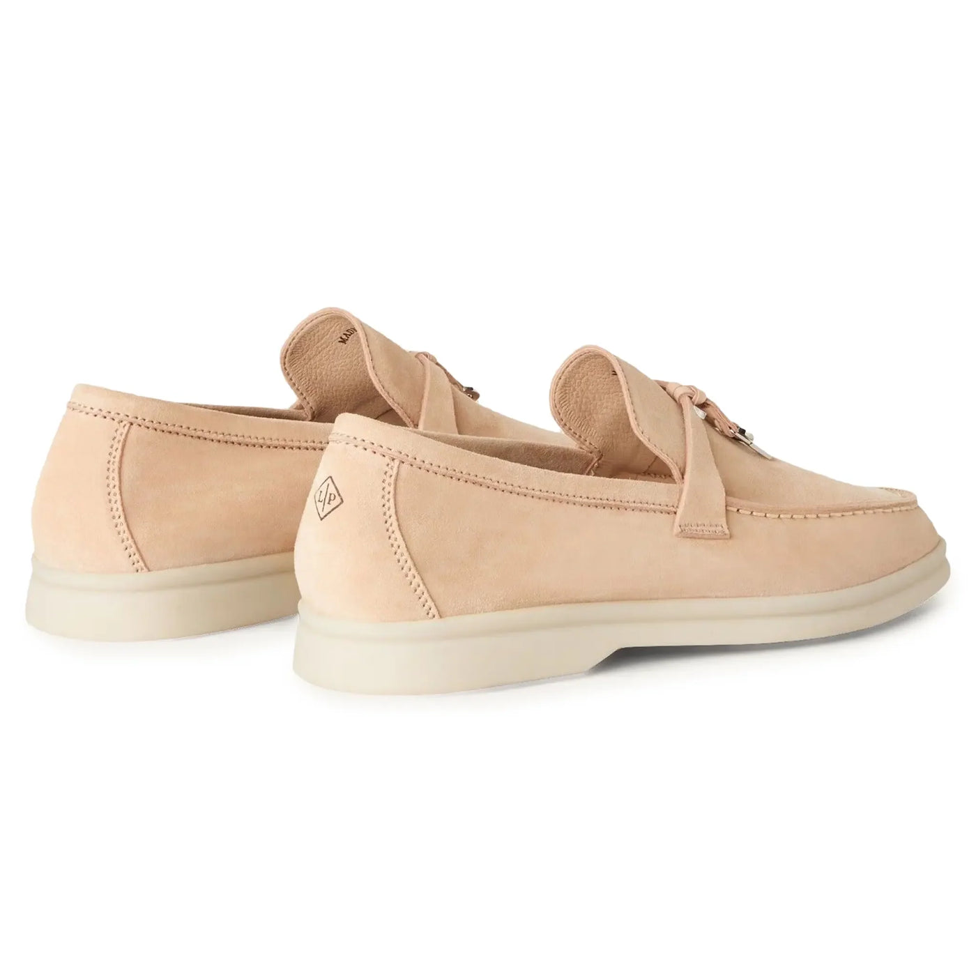 Mocassins Loro Piana Summer Charms Walk Suede Goatskin Rose Sand — vue 4