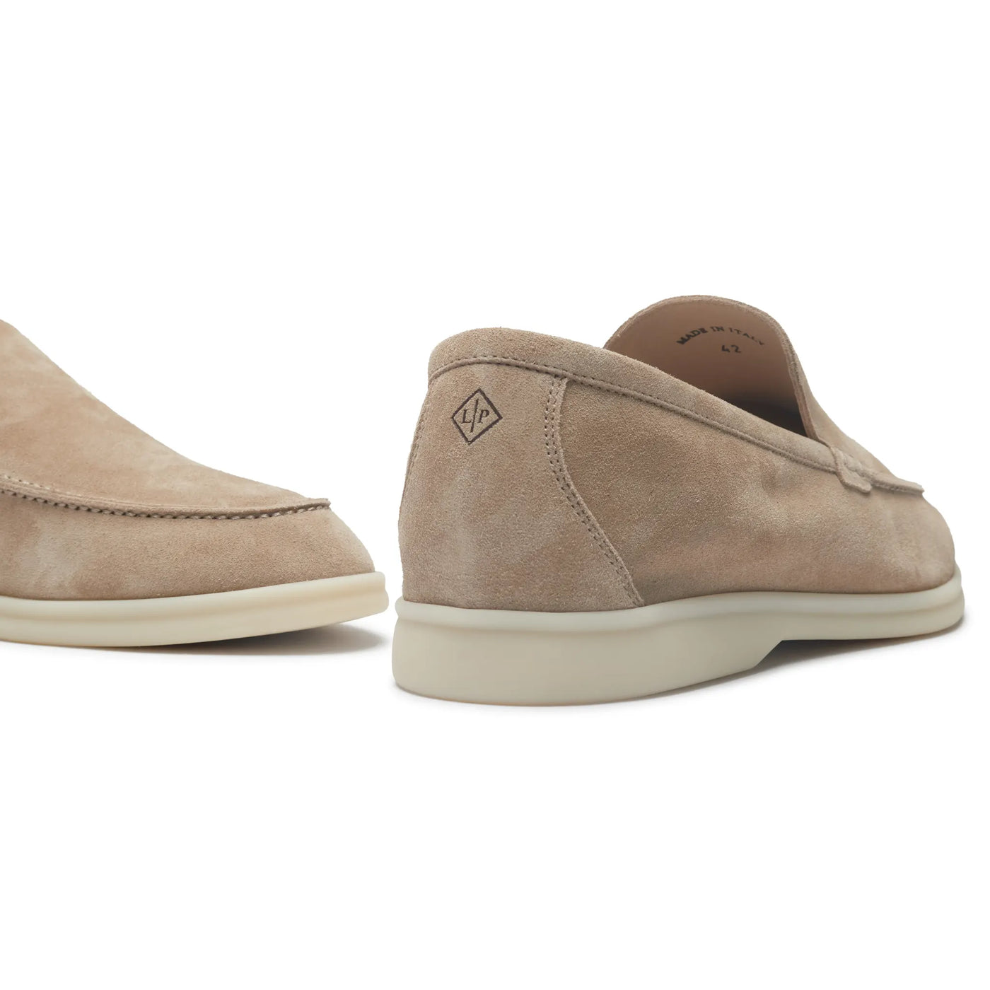Mocassins Loro Piana the Original Summer Walk Suede Beige Corda — vue 3