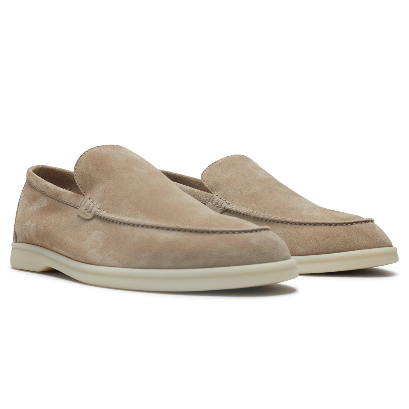 Mocassins Loro Piana the Original Summer Walk Suede Beige Corda — vue 2