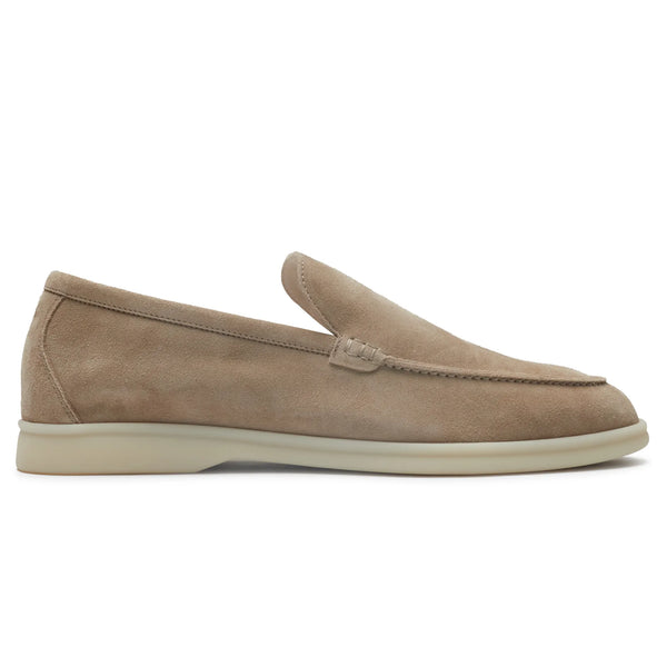 Mocassins Loro Piana the Original Summer Walk Suede Beige Corda