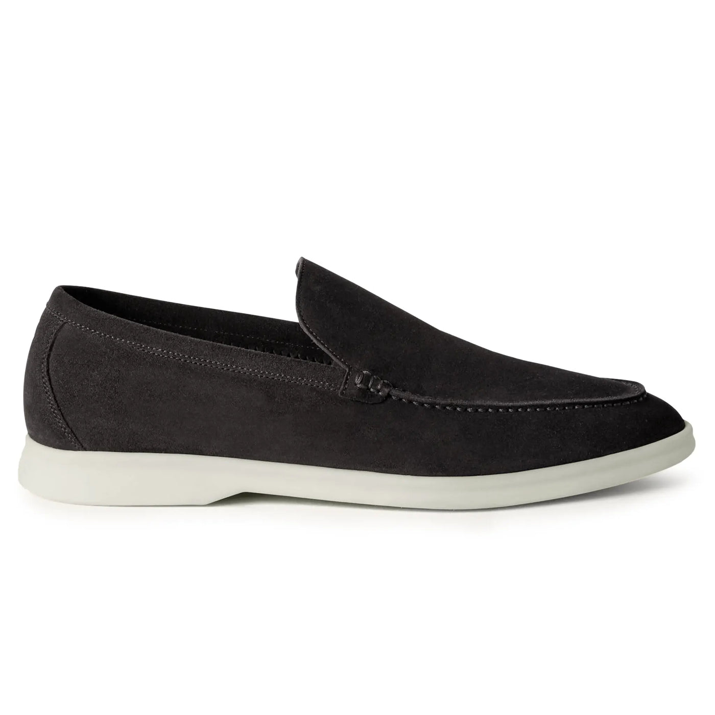 Mocassins Loro Piana Summer Walk Suede Caviar