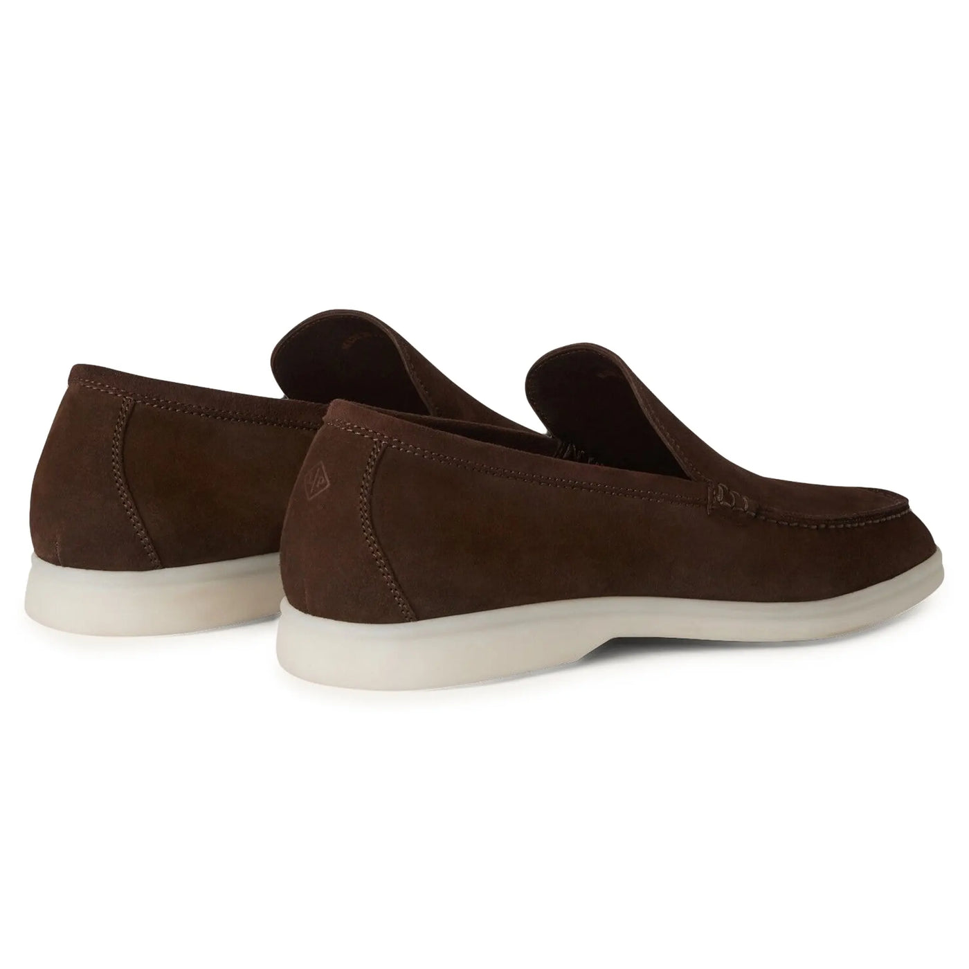 Mocassins Loro Piana Summer Walk Suede Chocolate — vue 4