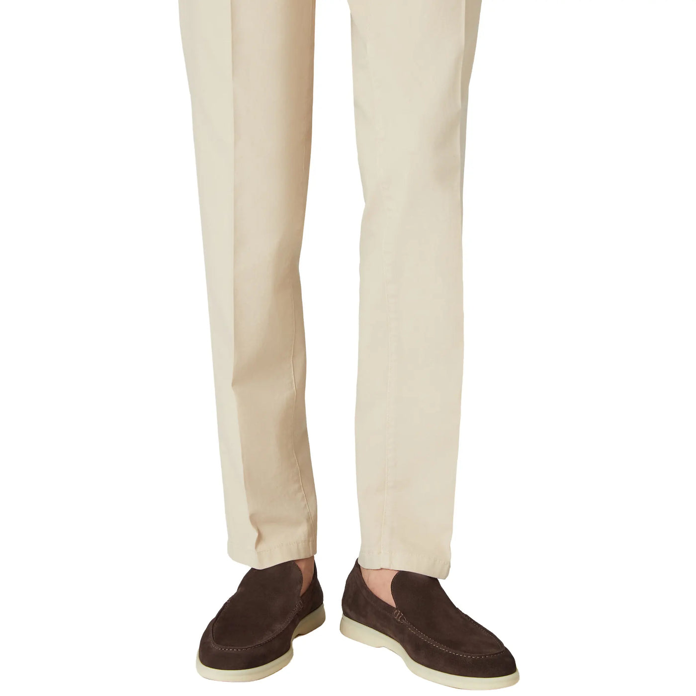 Mocassins Loro Piana Summer Walk Suede Chocolate — vue 7