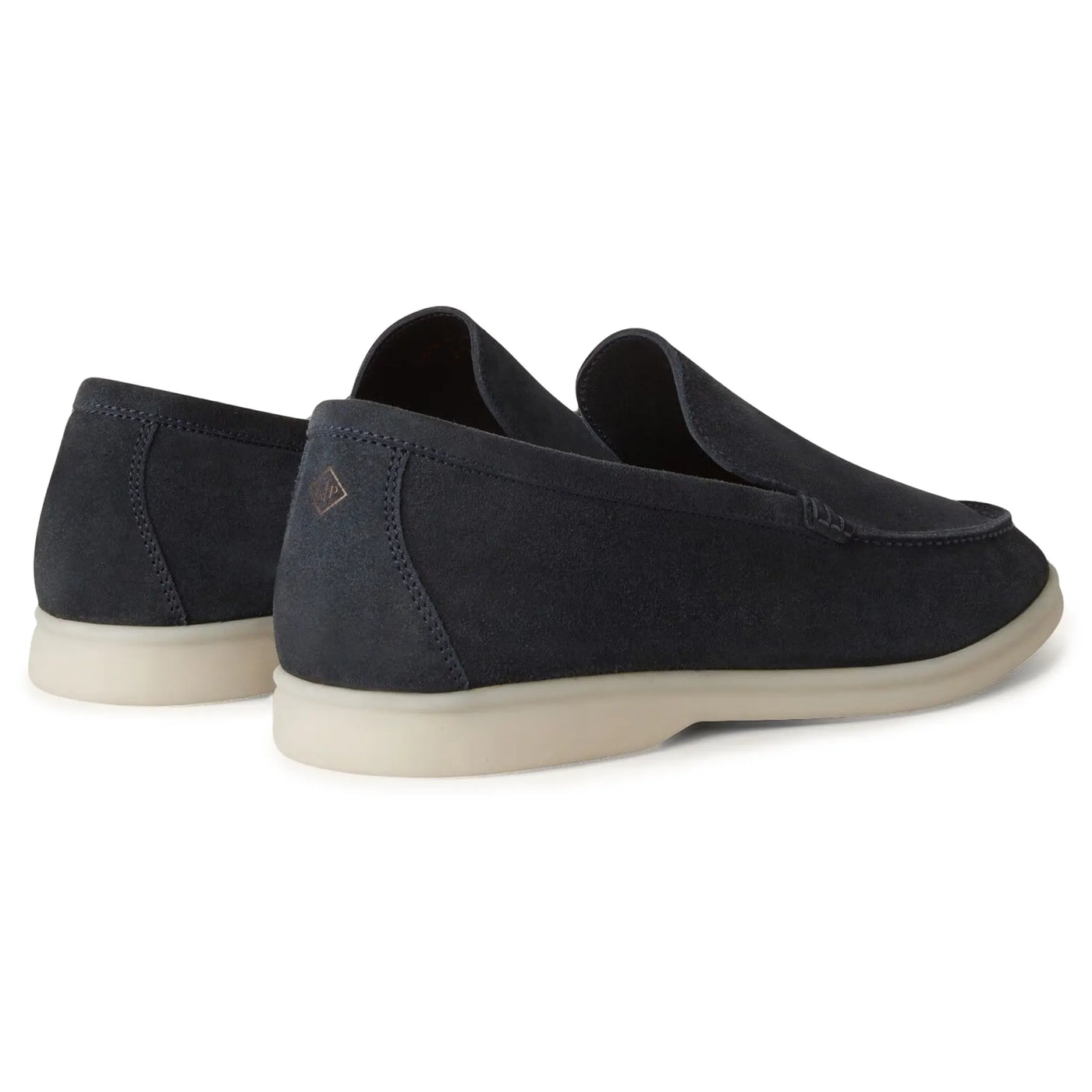 Mocassins Loro Piana Summer Walk Suede Classic Bleu — vue 4