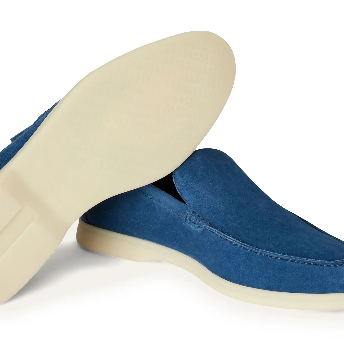 Mocassins Loro Piana Summer Walk Suede Cobalt Ink — vue 5