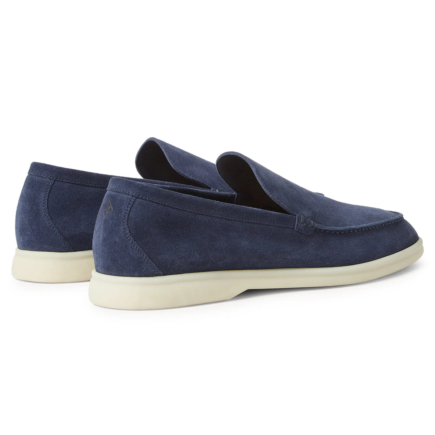 Mocassins Loro Piana Summer Walk Suede Foncé Deep Sea — vue 4