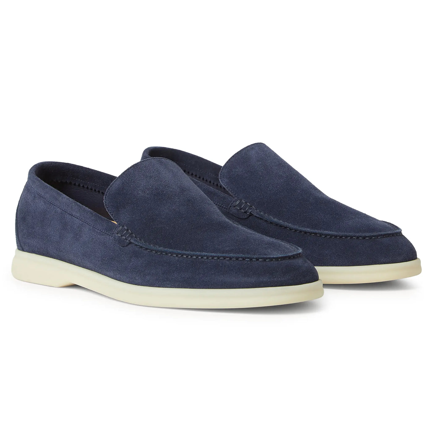 Mocassins Loro Piana Summer Walk Suede Foncé Deep Sea — vue 2