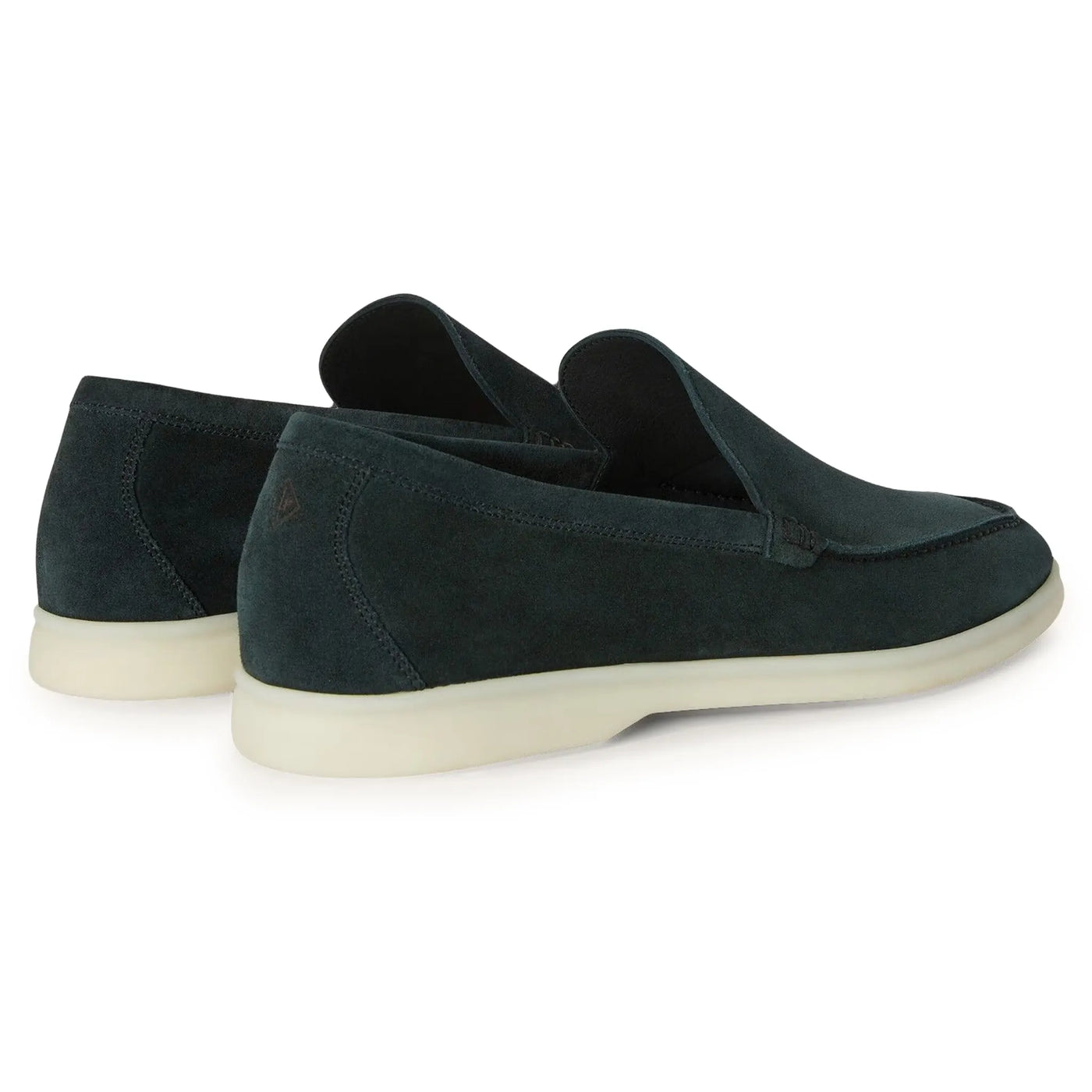 Mocassins Loro Piana Summer Walk Suede Foncé Vert — vue 4