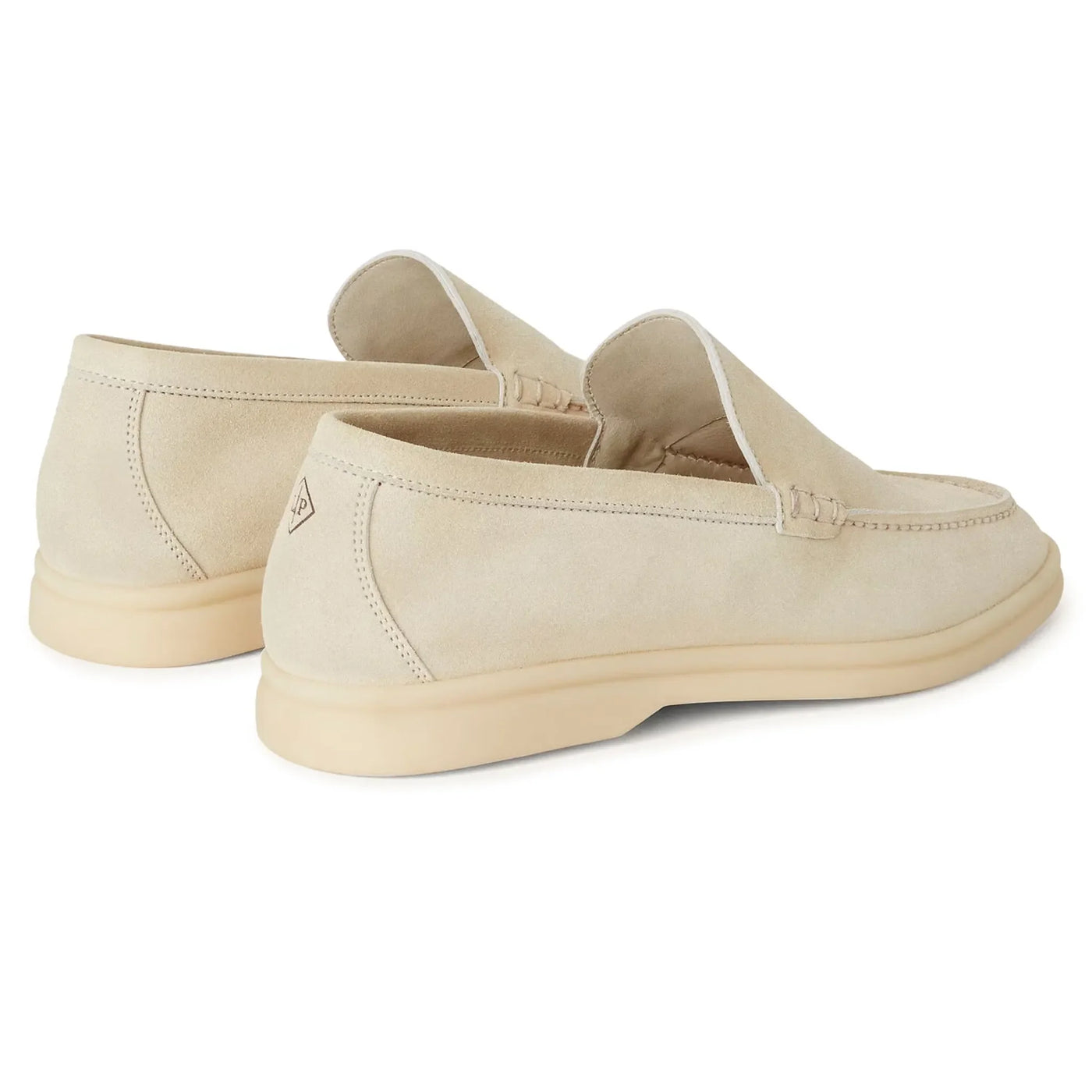 Mocassins Loro Piana Summer Walk Suede Nougat — vue 4