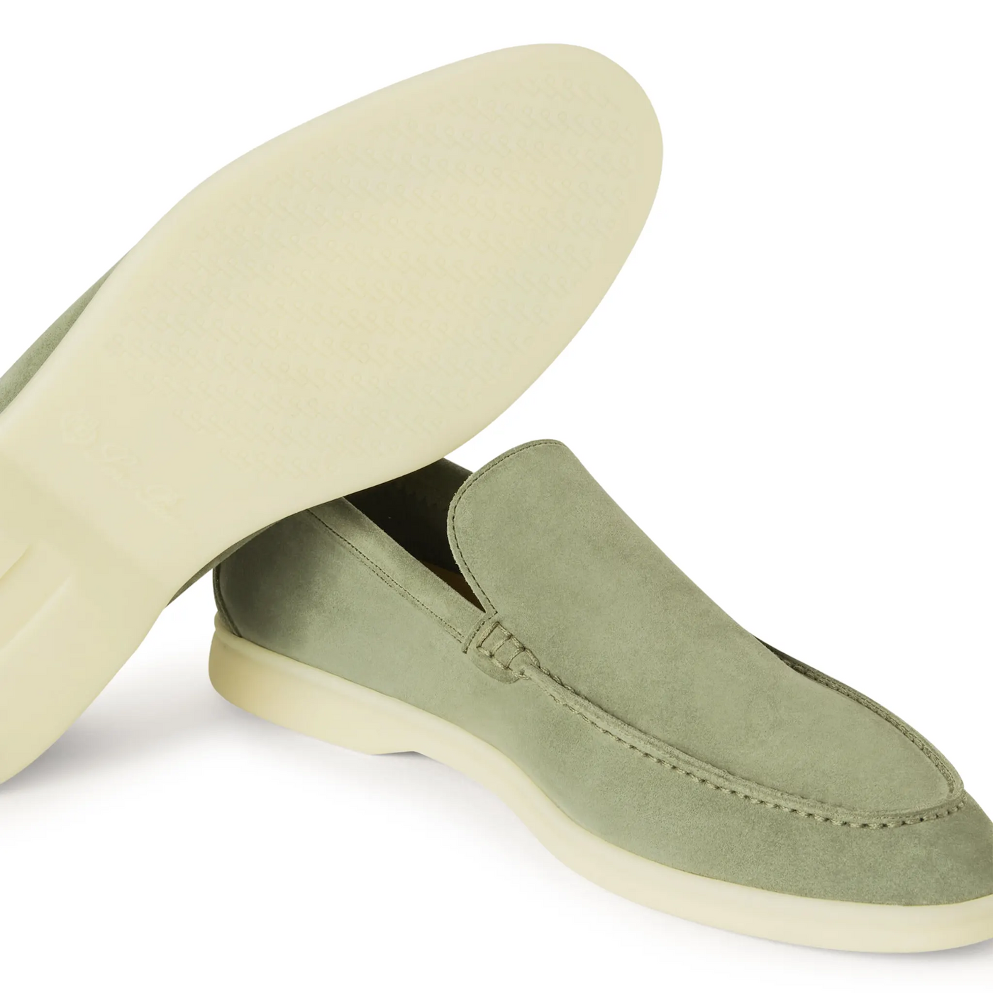 Mocassins Loro Piana Summer Walk Suede Shamrock — vue 5
