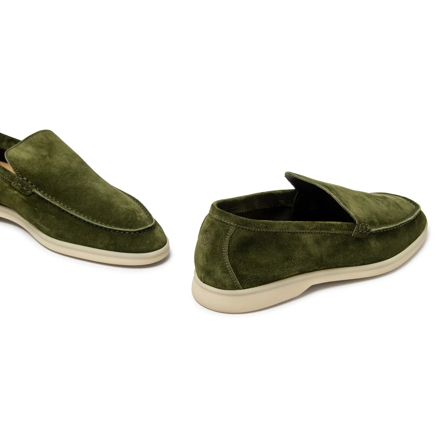 Mocassins Loro Piana Harrods Exclusive Summer Walk Suede Verde — vue 4