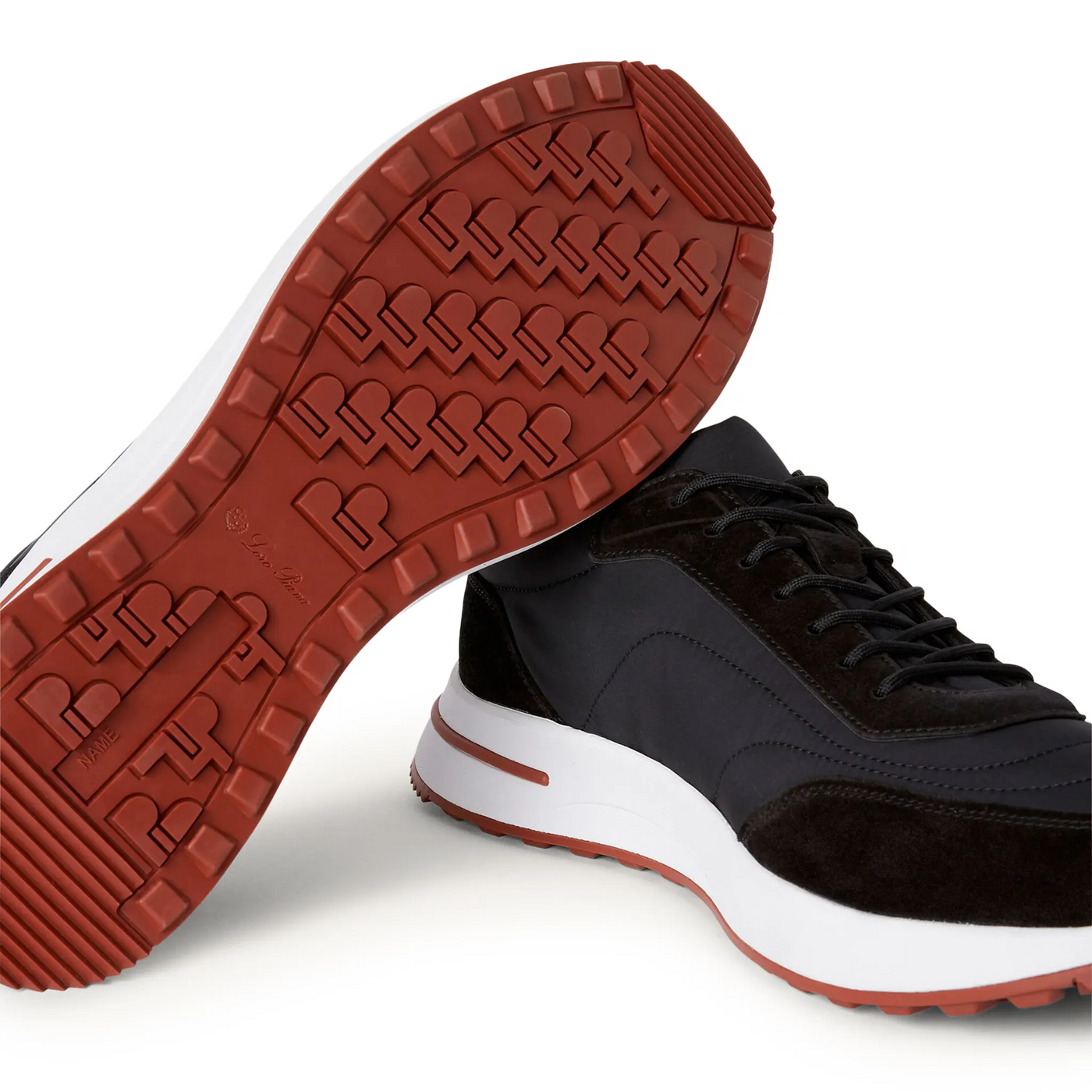 Baskets Loro Piana Week End Walk Noir — vue 4