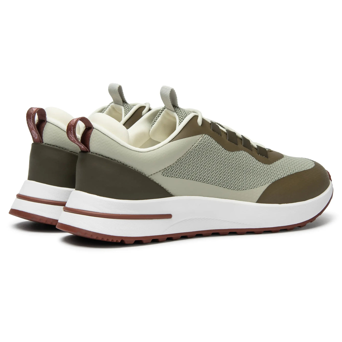 Baskets Loro Piana Week End Walk Frost Foncé Vert Linen Mesh — vue 4