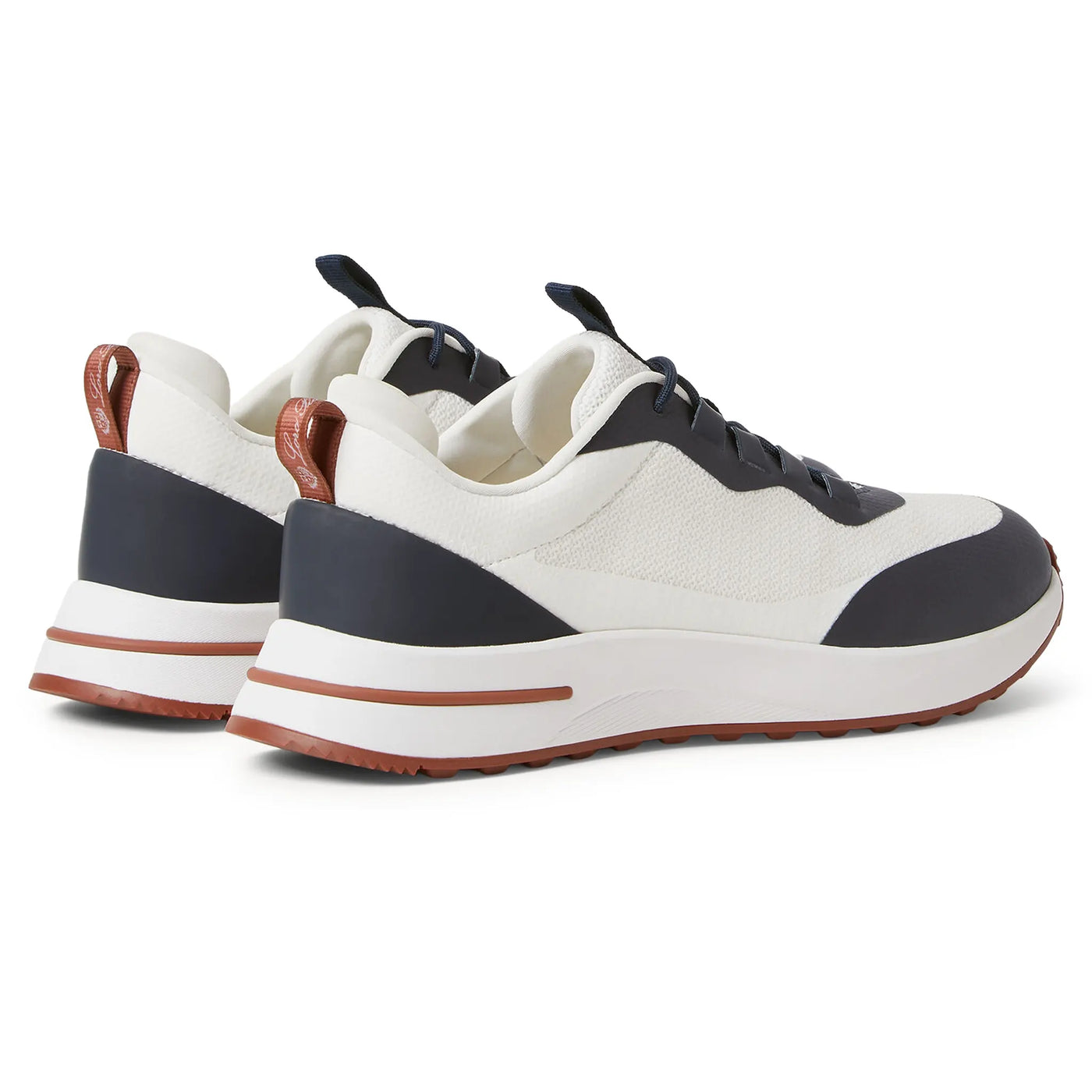 Baskets Loro Piana Week End Walk Frost Blanc Sea Linen Mesh — vue 4