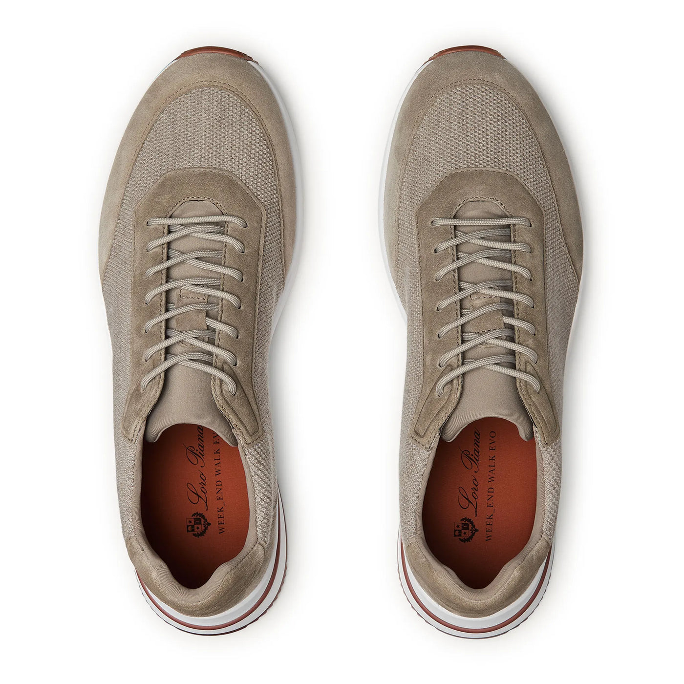 Baskets Loro Piana Week End Walk Pecora Nera Wheat Stitch — vue 3