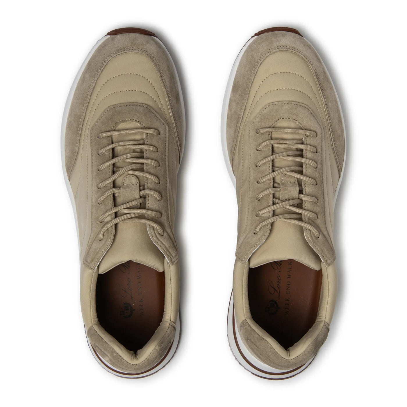 Baskets Loro Piana Week End Walk Sand Shell — vue 3