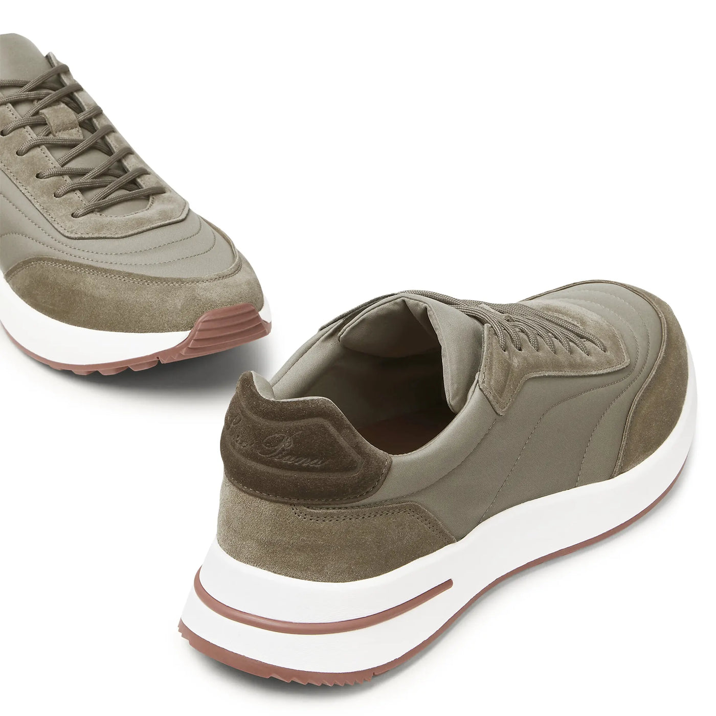 Baskets Loro Piana Week End Walk Tobacco — vue 6