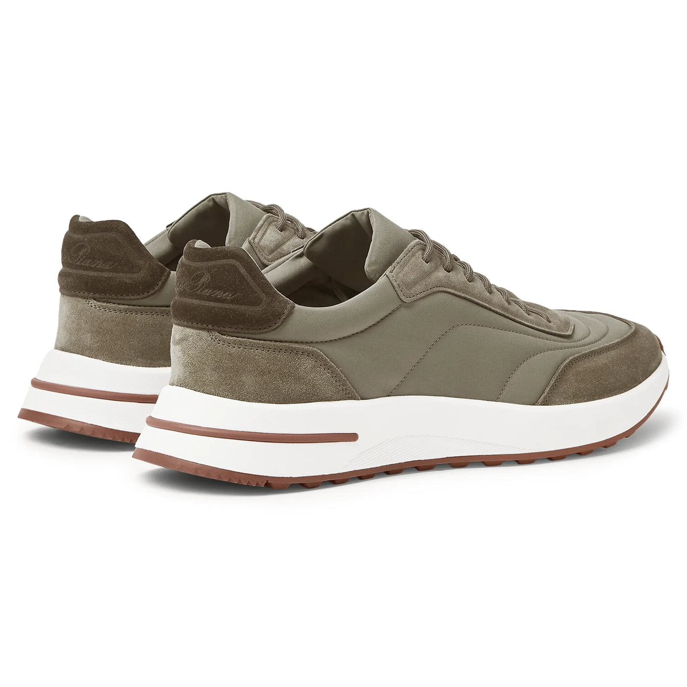 Baskets Loro Piana Week End Walk Tobacco — vue 3