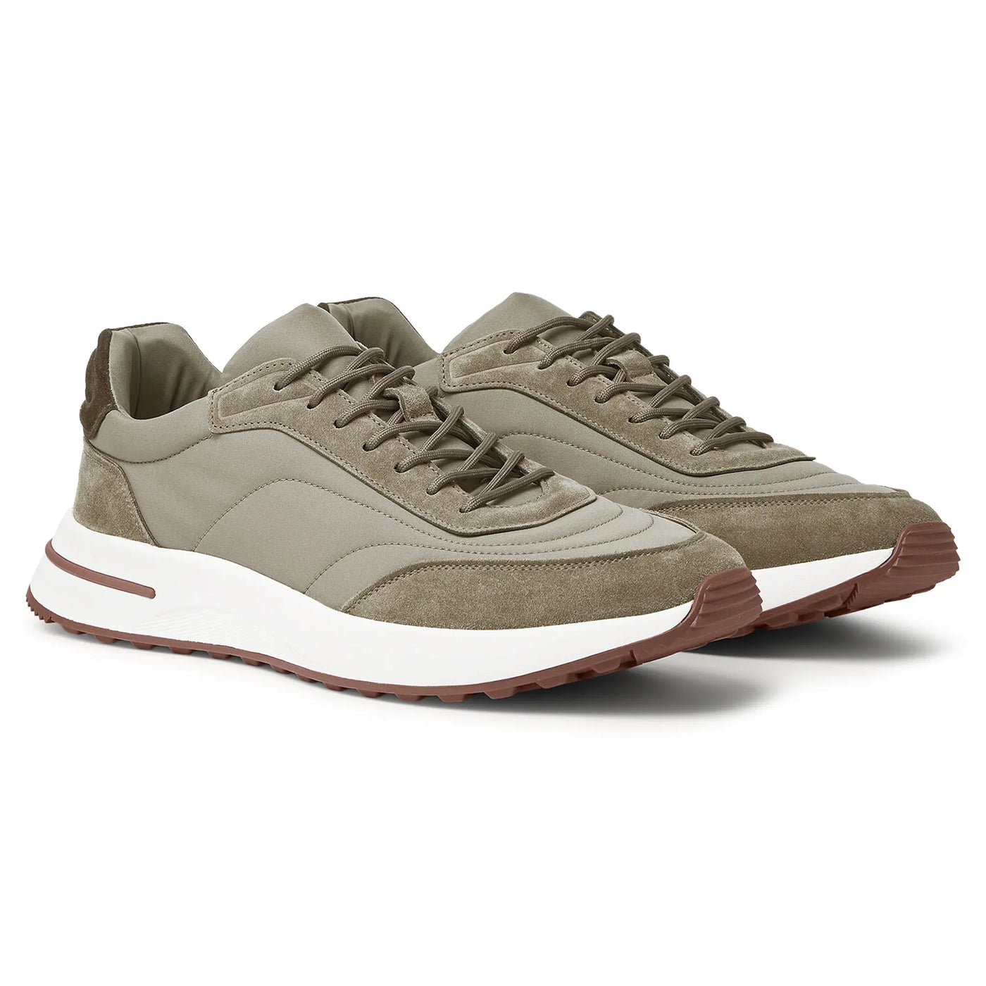 Baskets Loro Piana Week End Walk Tobacco — vue 2