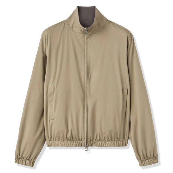 Blouson Loro Piana Windmate Storm System Tobacco Ermine Marron Bomber