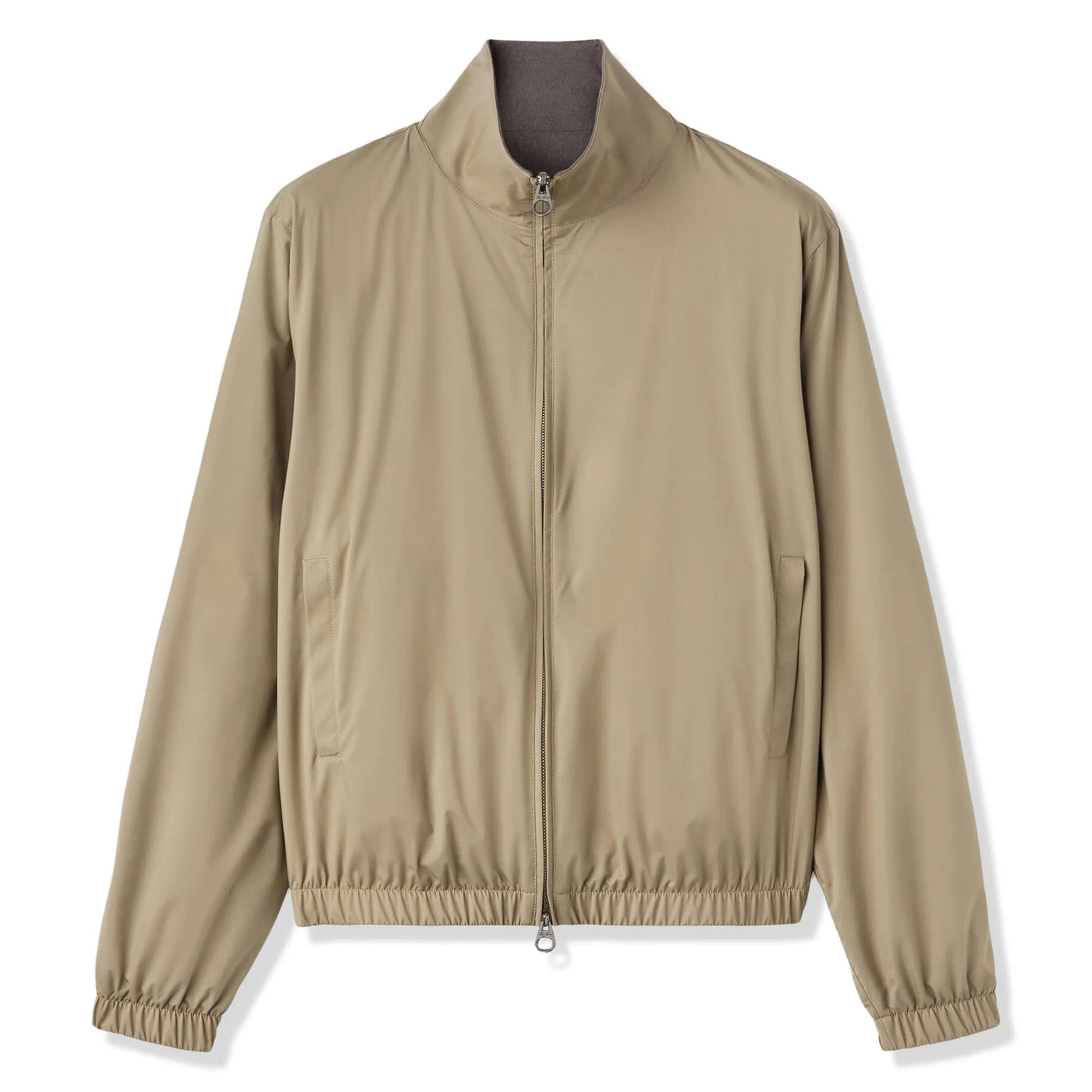 Blouson Loro Piana Windmate Storm System Tobacco Ermine Marron Bomber