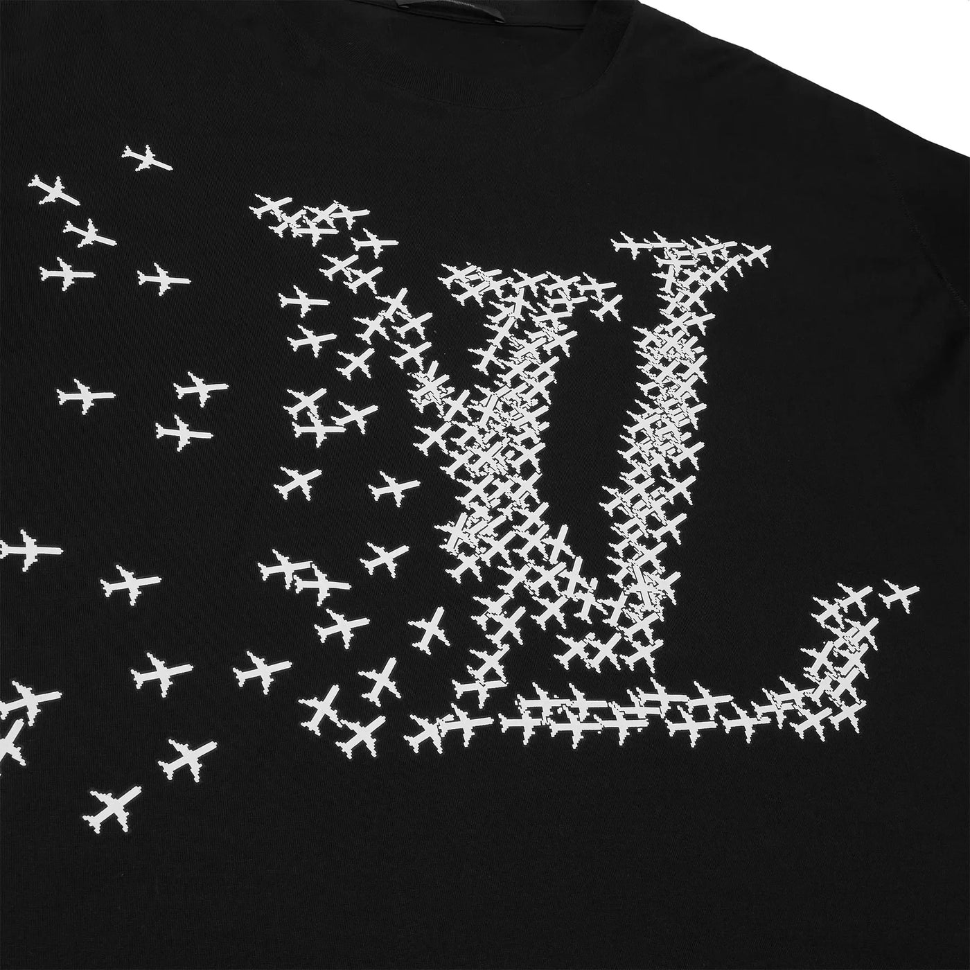 T-Shirt Louis Vuitton 2054 Planes Noir T Shirt — vue 3