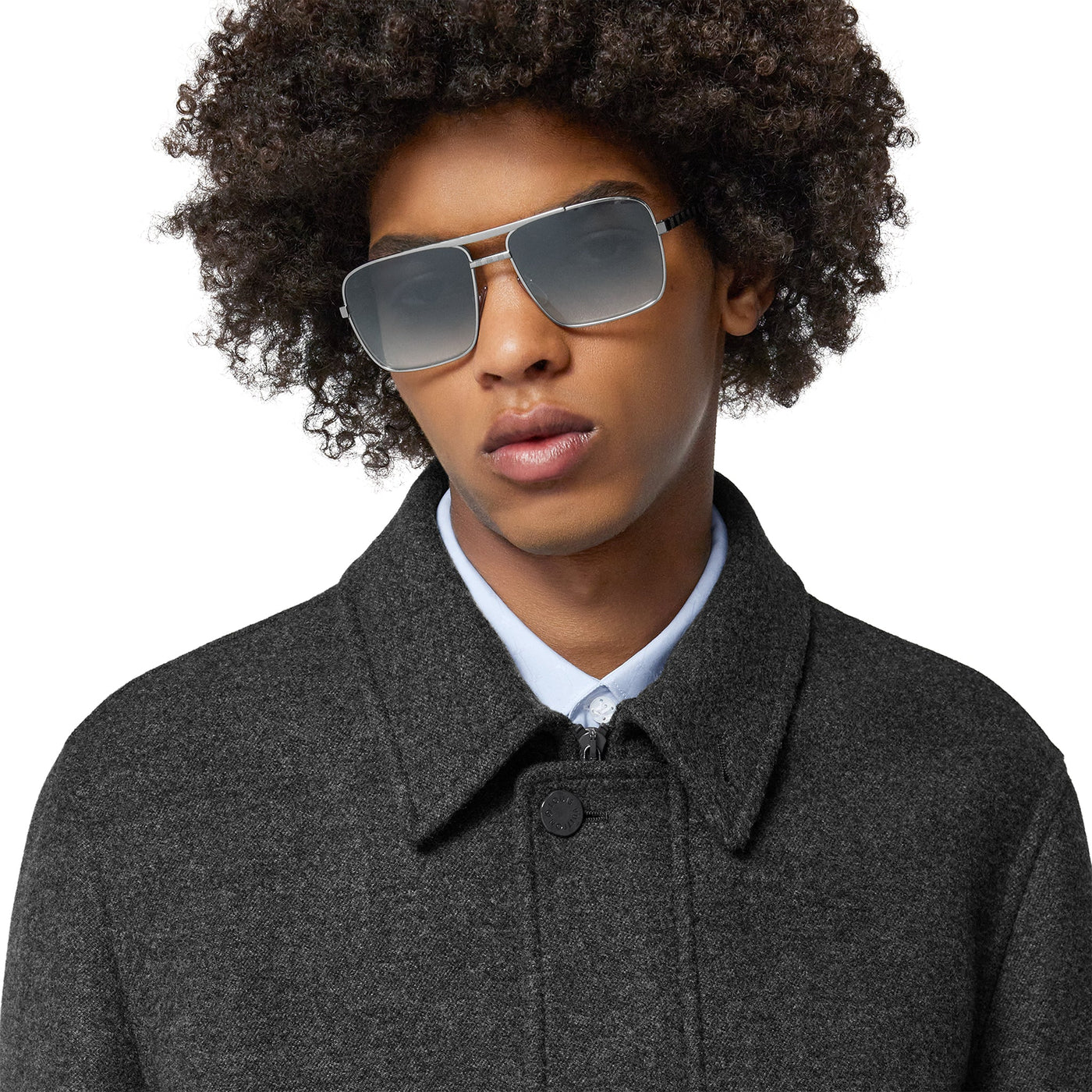 Lunettes de soleil Louis Vuitton Attitude Argent — vue 2