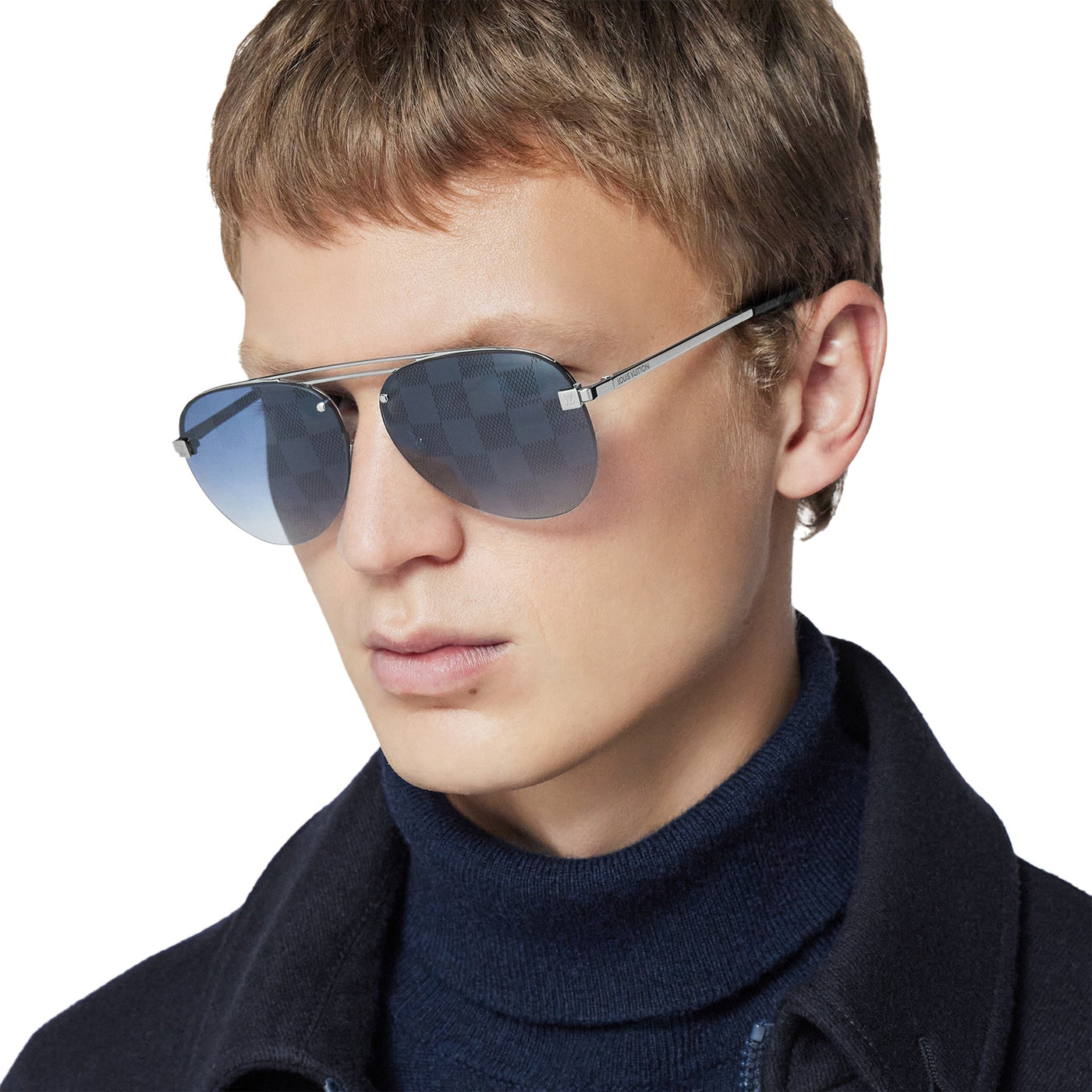 Lunettes de soleil Louis Vuitton Clockwise Damier Noir — vue 5