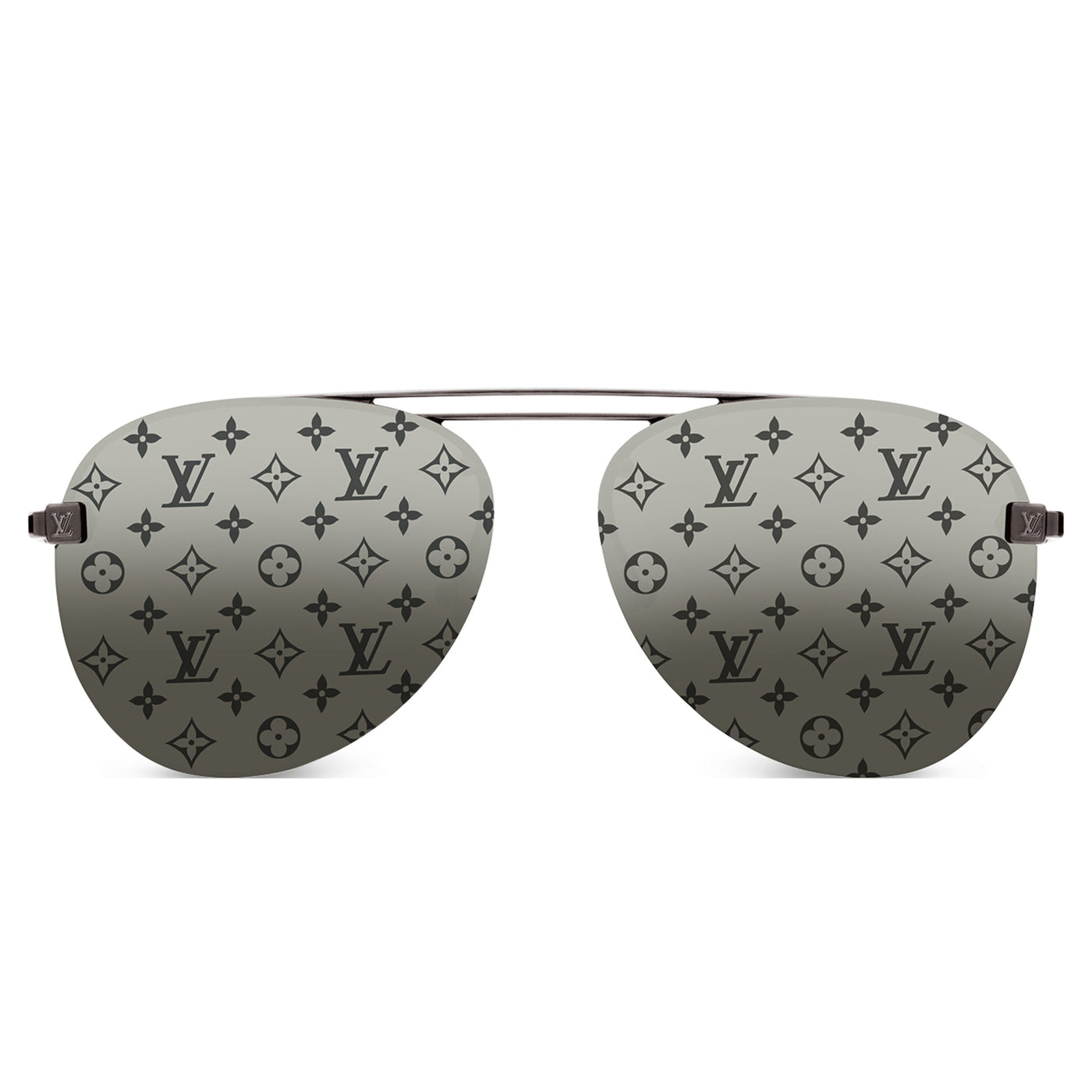 Lunettes de soleil Louis Vuitton Clockwise Monogram Foncé Gun — vue 3