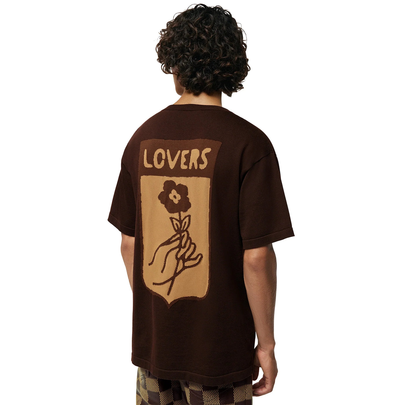 T-Shirt Louis Vuitton Cotton Trunk Print Sienna Marron T Shirt — vue 2