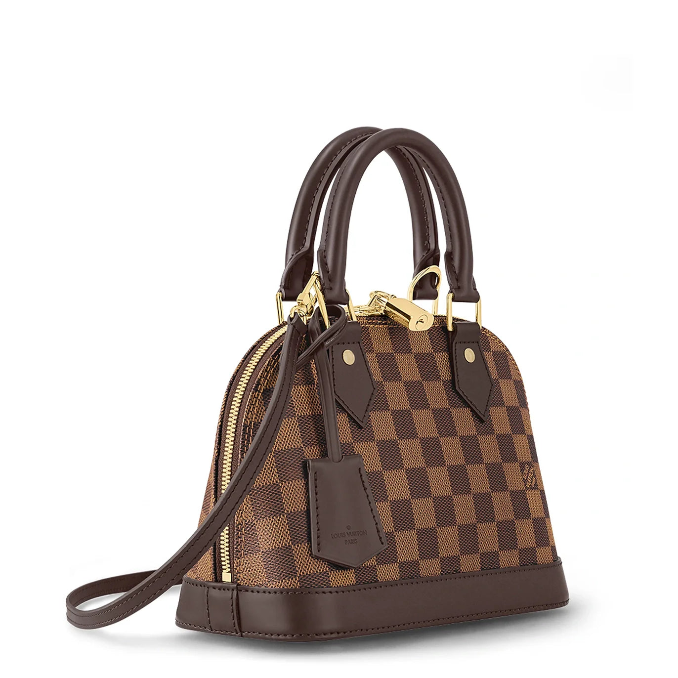 Sac Louis Vuitton Damier Ebene Canvas Alma BB — vue 4