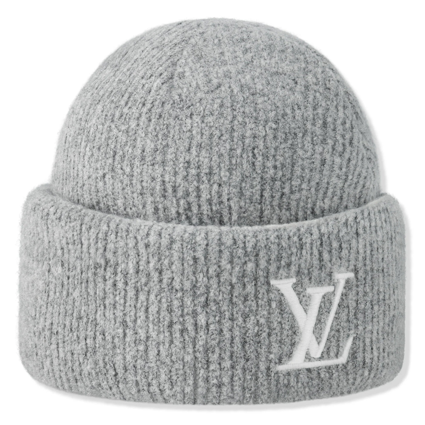 Bonnet Louis Vuitton Damoflage Pearls Crush Reversible Clair Gris — vue 3