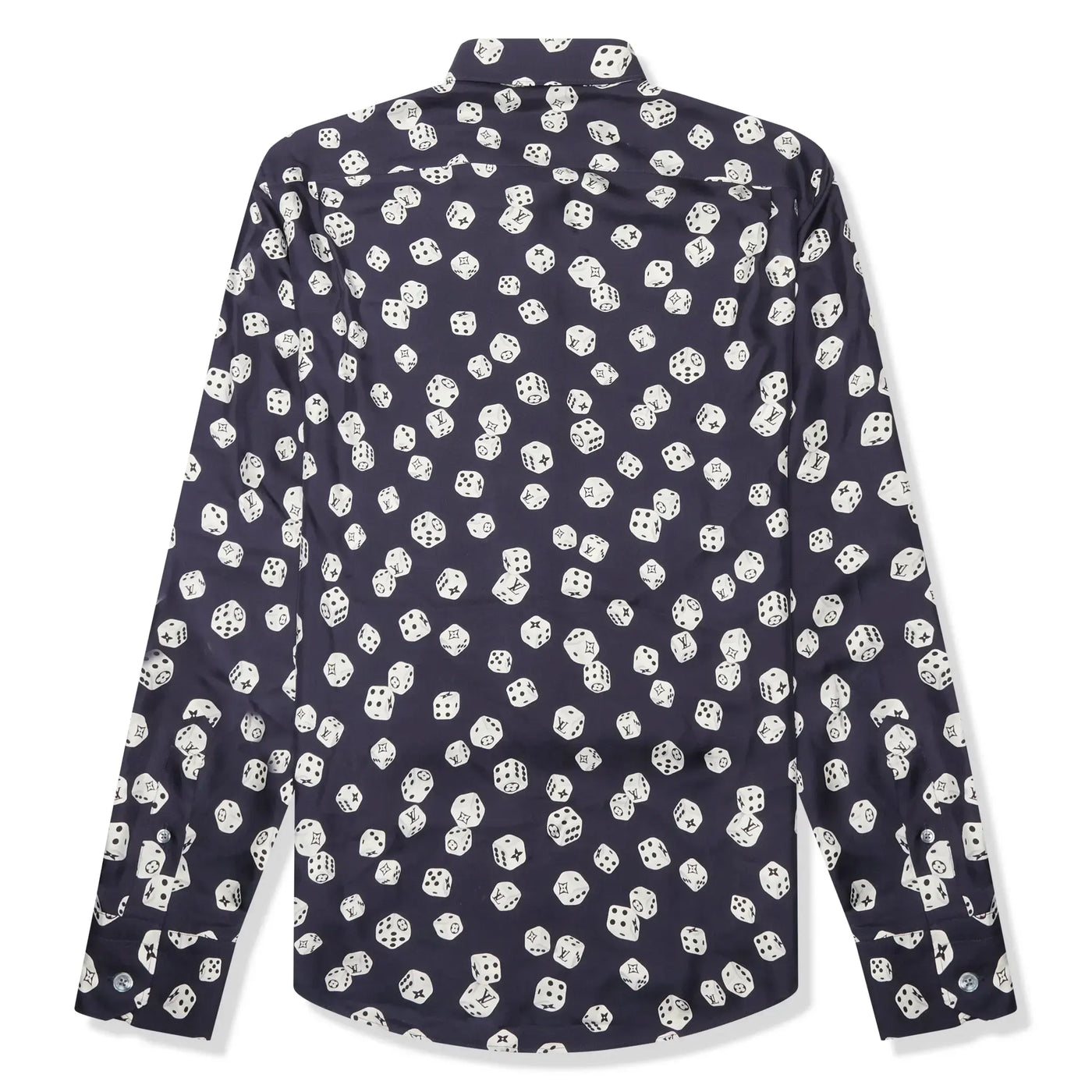 Chemise Louis Vuitton Dice Print Marine Silk Shirt — vue 2