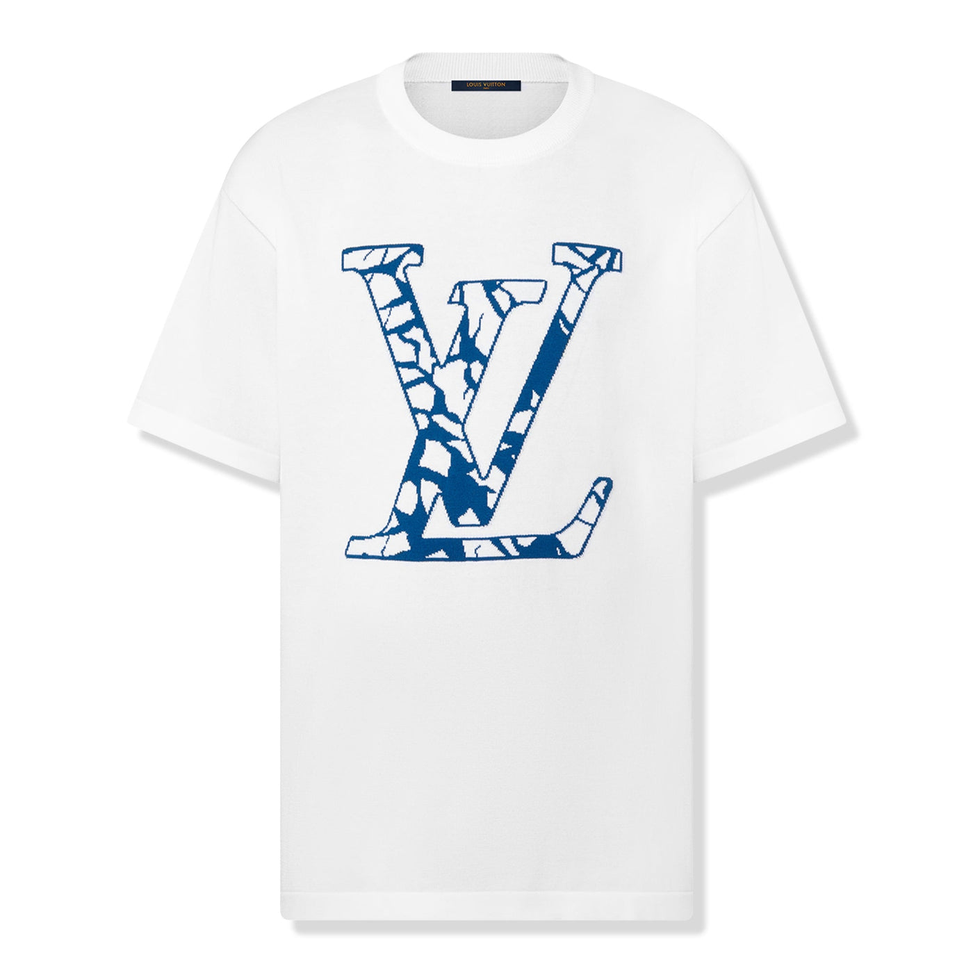 T-Shirt Louis Vuitton Ice Milk Blanc Crewneck T Shirt