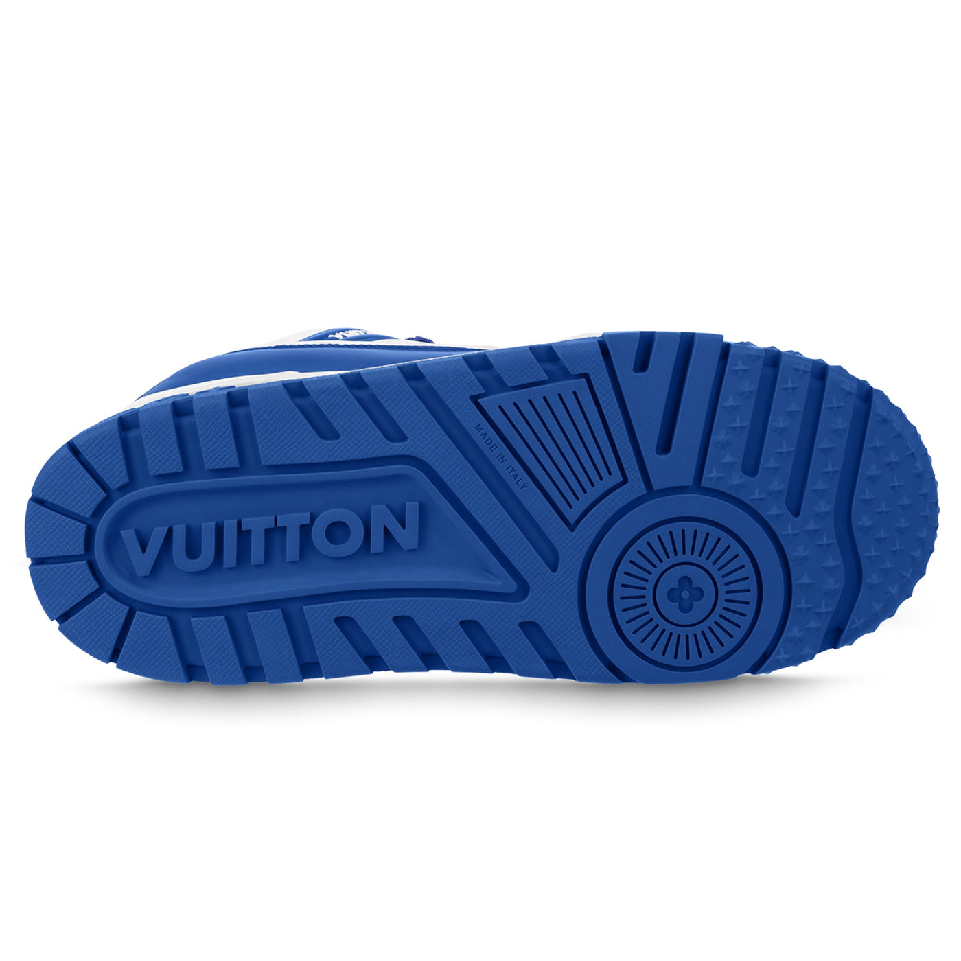 Baskets Louis Vuitton Maxi Trainer Bleu — vue 4