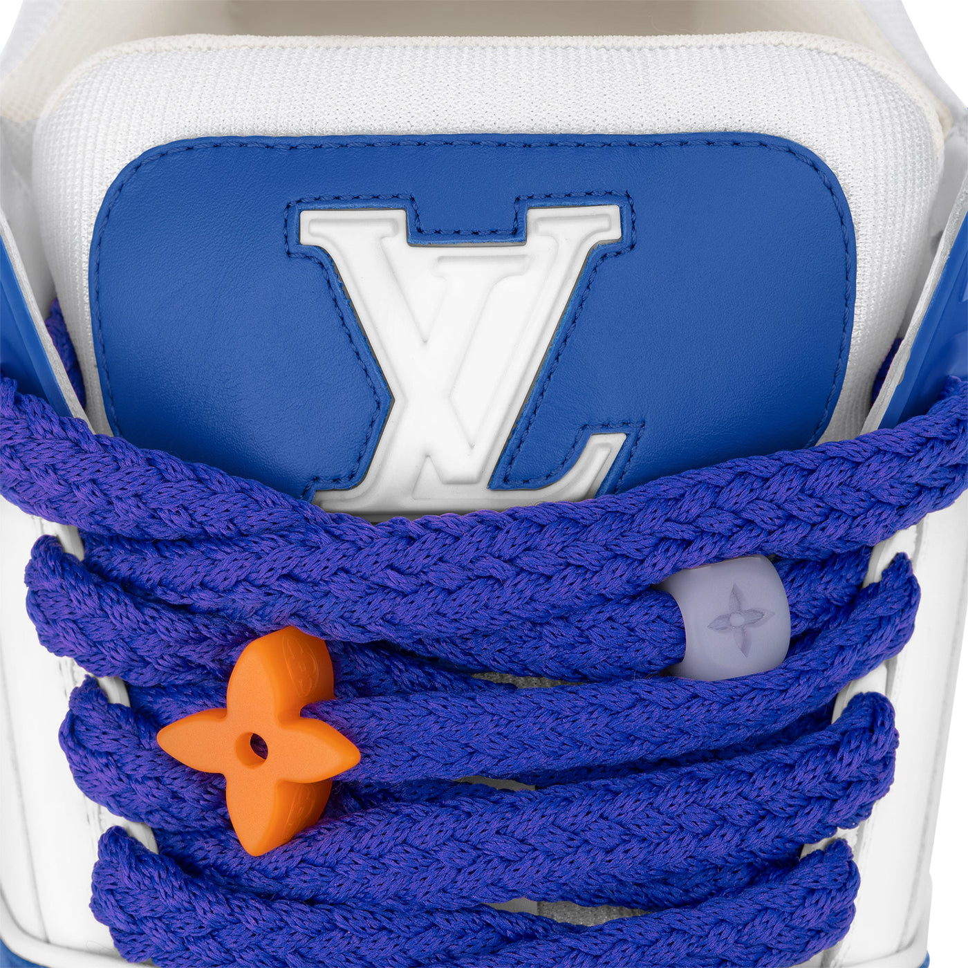 Baskets Louis Vuitton Maxi Trainer Bleu — vue 5