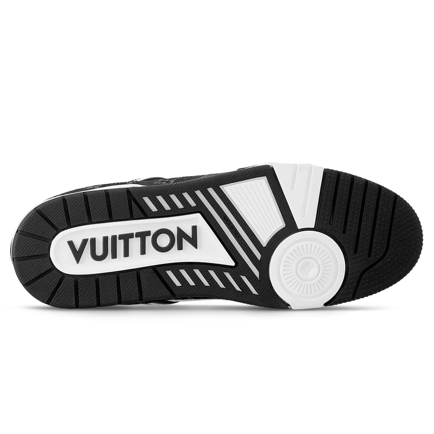 Baskets Louis Vuitton Monogram Noir Denim — vue 4