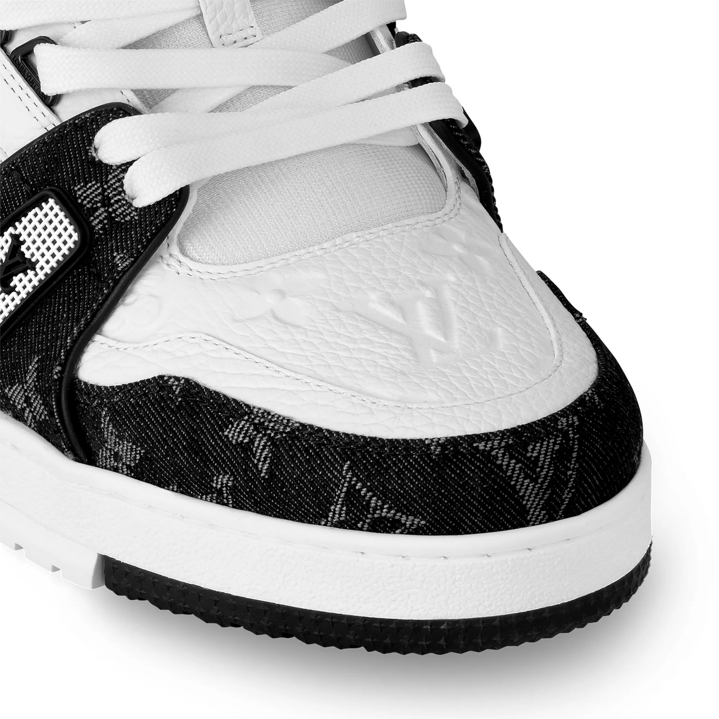 Baskets Louis Vuitton Monogram Noir Denim — vue 6