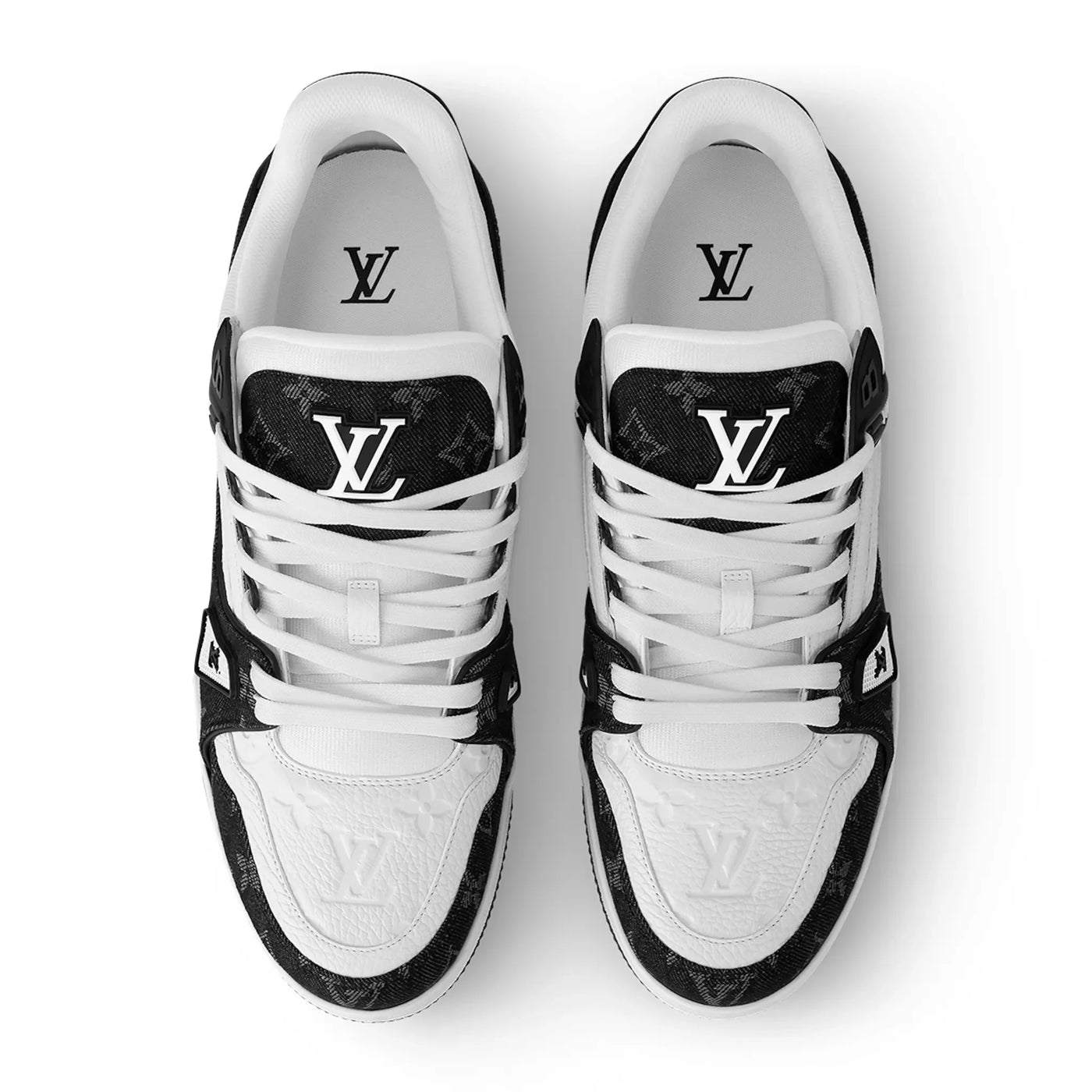 Baskets Louis Vuitton Monogram Noir Denim — vue 5