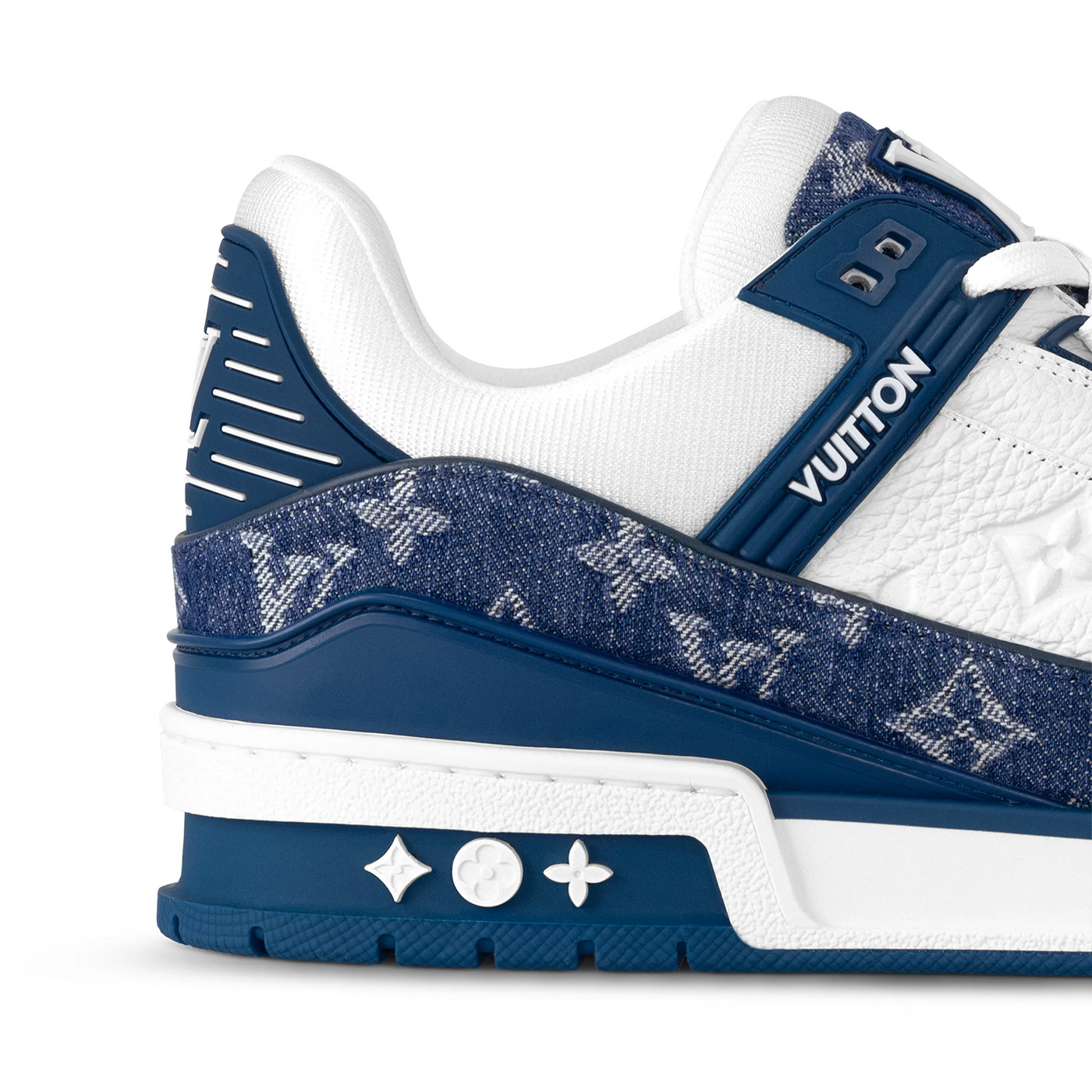 Baskets Louis Vuitton Monogram Bleu Denim — vue 7