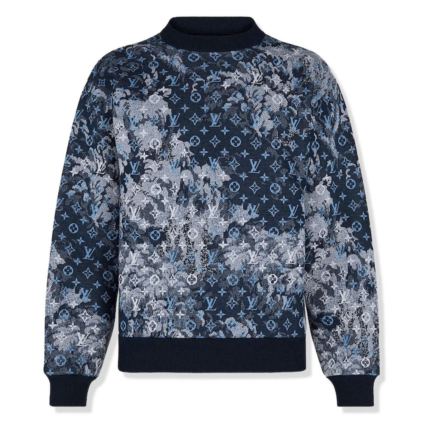 Sweat Louis Vuitton Preloved - Monogram Tapestry Bleu
