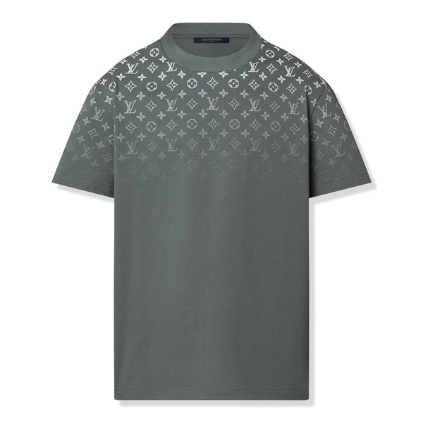 T-Shirt Louis Vuitton Monogram Gradient Cotton Gris T Shirt