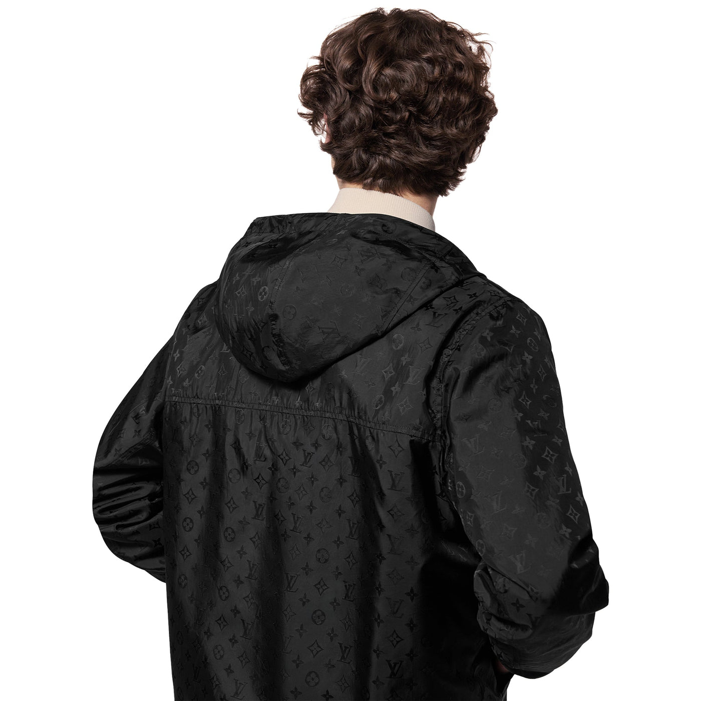 Coupe-vent Louis Vuitton Monogram Reversible Noir Windbreaker — vue 2