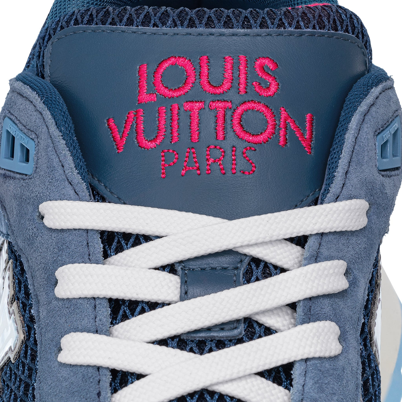 Baskets Louis Vuitton Run Away Bleu — vue 4