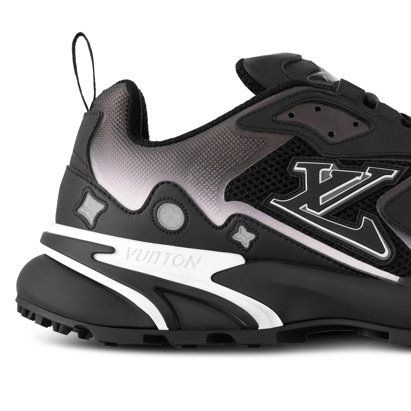 Baskets Louis Vuitton Runner Tatic Noir Blanc — vue 7