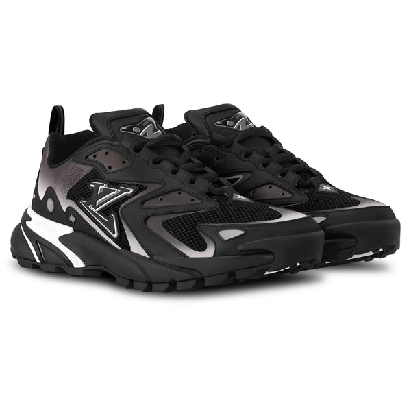 Baskets Louis Vuitton Runner Tatic Noir Blanc — alt