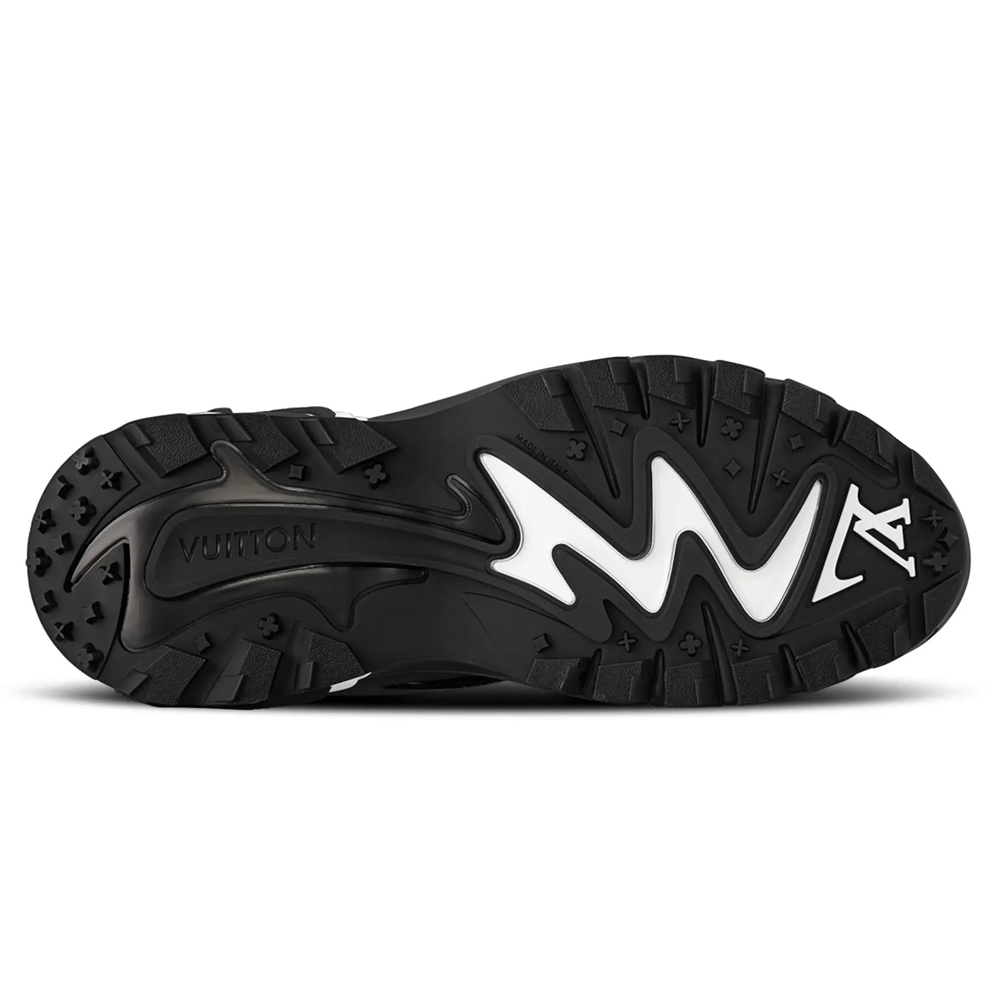 Baskets Louis Vuitton Runner Tatic Noir Blanc — vue 5