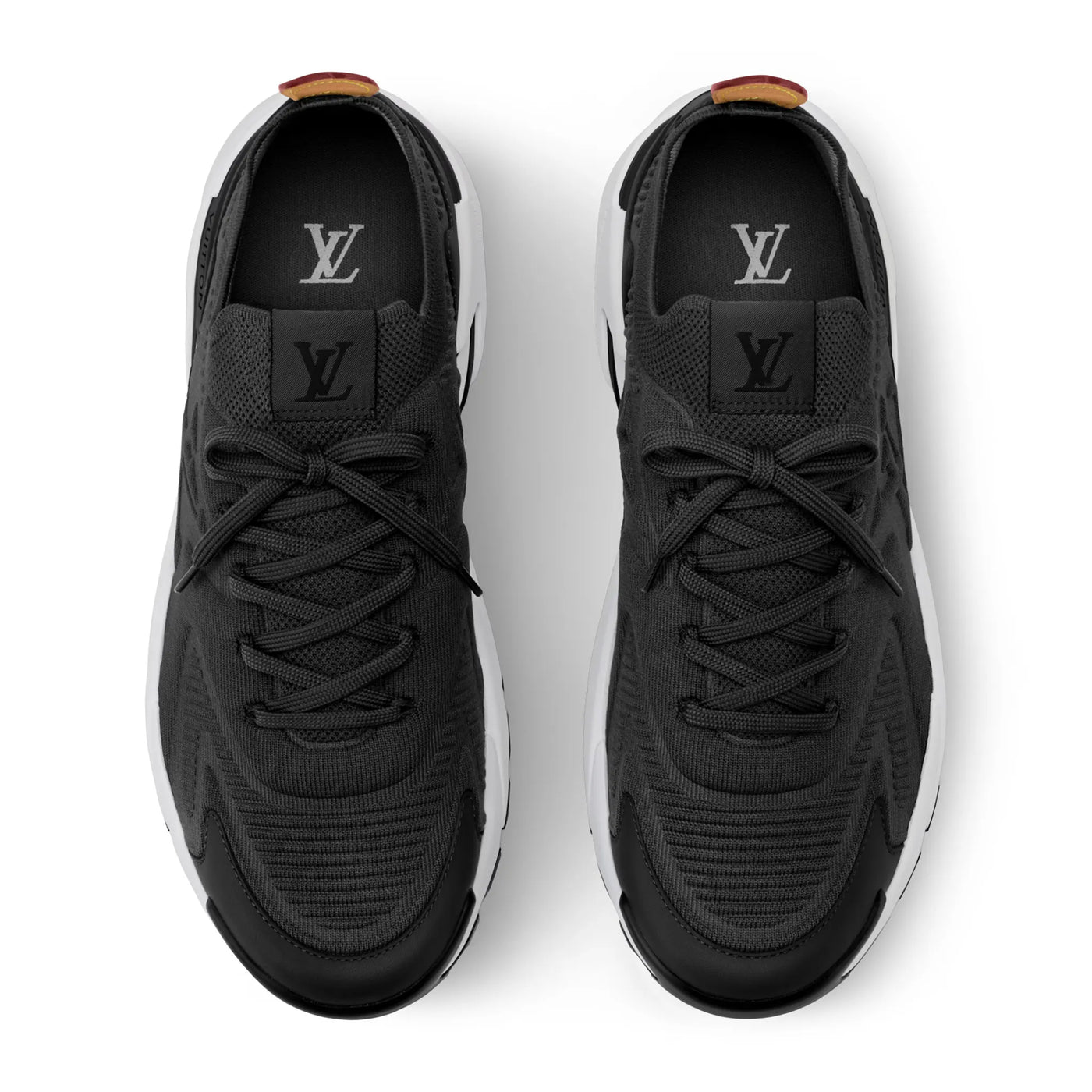 Baskets Louis Vuitton Runner Tatic Noir — vue 3