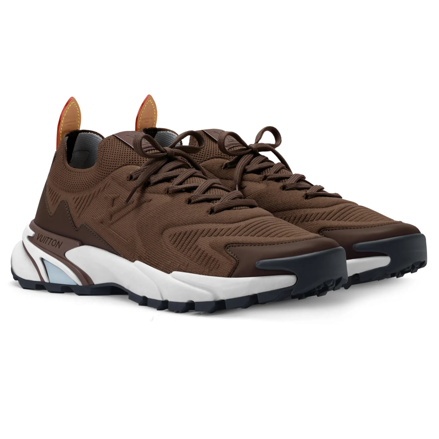 Baskets Louis Vuitton Runner Tatic Marron — vue 2
