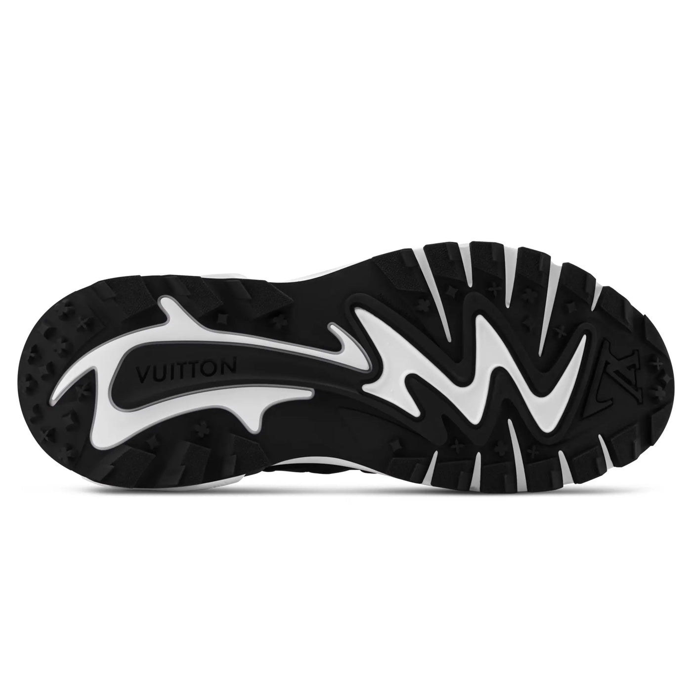 Baskets Louis Vuitton Runner Tatic Gris — vue 5